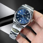 Elegant Blue Dial with Chromalight Display