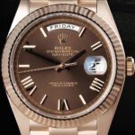 Luxury Rolex 18k Gold Chronometer Timepiece