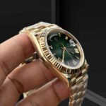 Rolex 228238-0069 Green Sunburst Sapphire Crystal