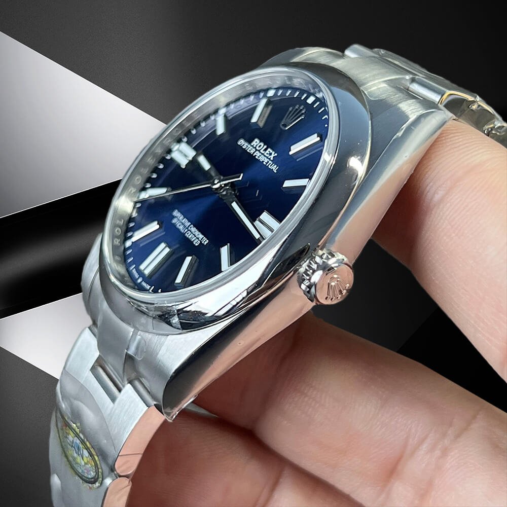 Contemporary Watch with Domed Bezel