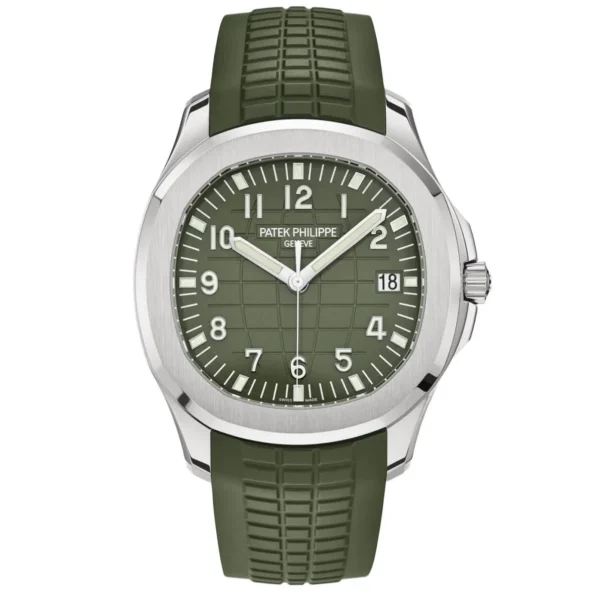 Patek Philippe 5168G-010 White Gold Dive Watch with Green Dial