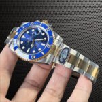 116613LB blue ceramic bezel watch with oyster bracelet