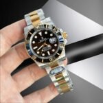 18K gold and steel Submariner 116613LN-0001 dive watch