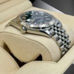 Men's Rolex Jubilee Bracelet Watch White Gold Fluted Bezel