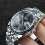 Classic Grey Dial Rolex Datejust 41 Stainless Steel Watch