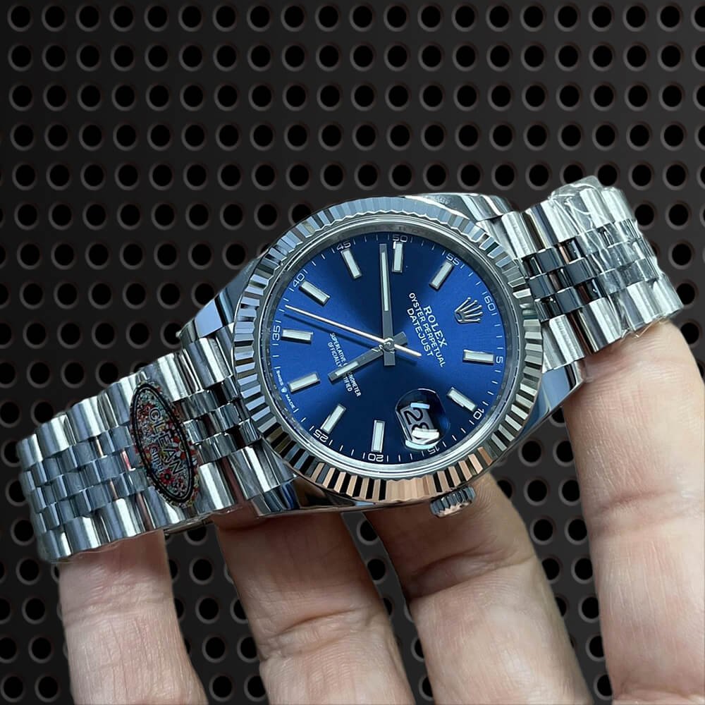 Datejust 41 Steel Watch with Sapphire Crystal Glass