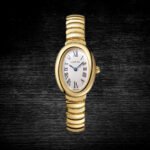 Cartier CRWGBA0013: Blued Steel Hands & Beaded Crown Details